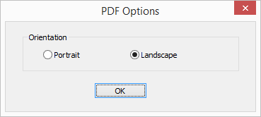 3D PDF Support for Landscape and Portrait